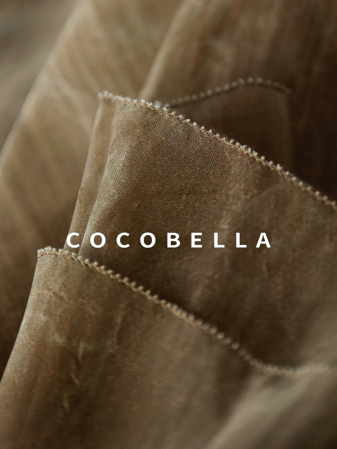 COCOBELLA Retro Office Pleated High Neck Loose Fit Long Sleeve Printed Women T-Shirts