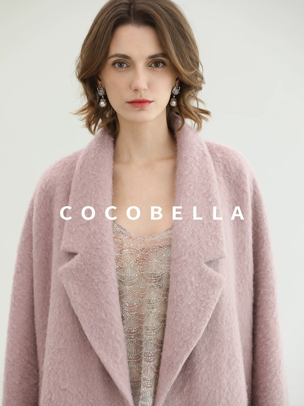 COCOBELLA Sequin Embroidered 3D Luxury V Neck Sleeveless Camisole Women Tops