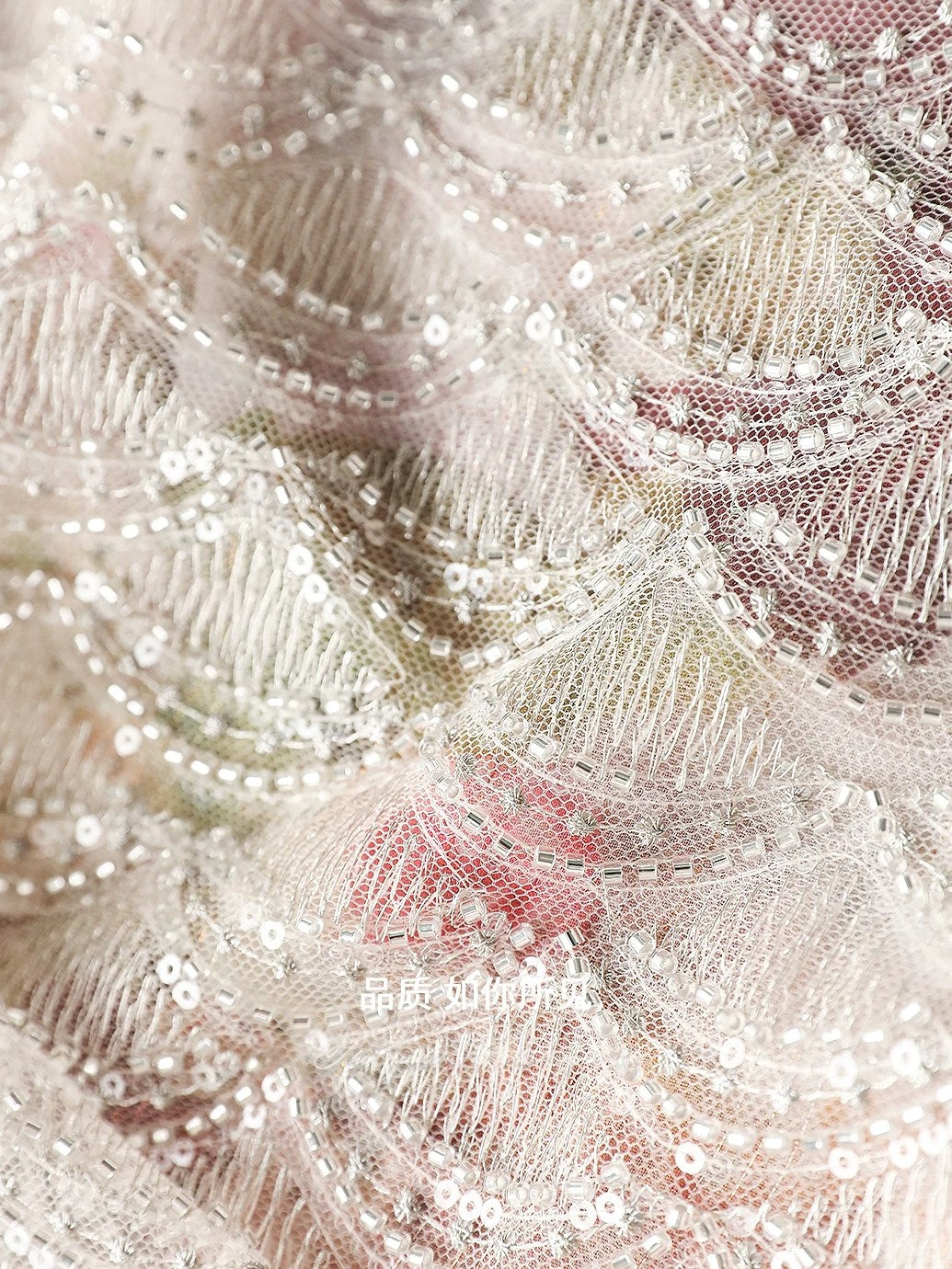 COCOBELLA Sequin Embroidered 3D Luxury V Neck Sleeveless Camisole Women Tops