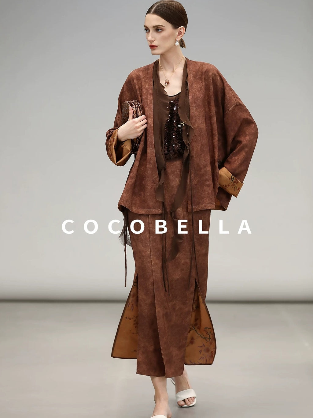 COCOBELLA Sequin Embroidered Casual Straight Patchwork Sleeveless Women Tank Tops