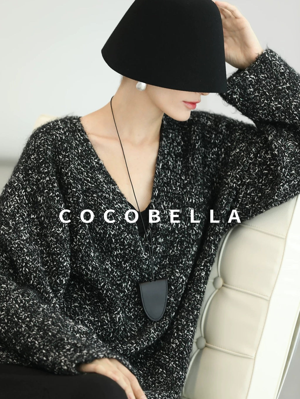 COCOBELLA Sequin Patchwork Elegant Fitted Mermaid Mid Waist Side Zipper City Black Dresses