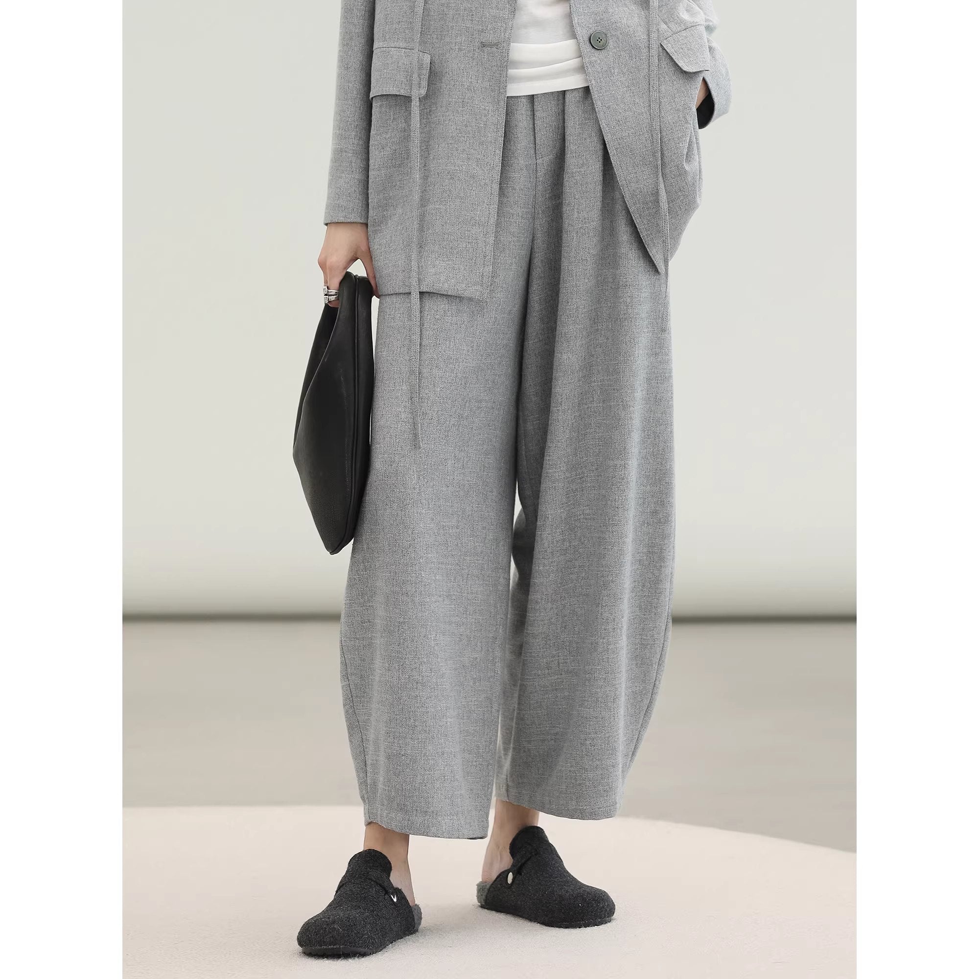 COCOBELLA_Shimmer_Double_Breasted_Loose_Fit_Office_Cardigan_Thick_Knit_Sweater_MISSTT