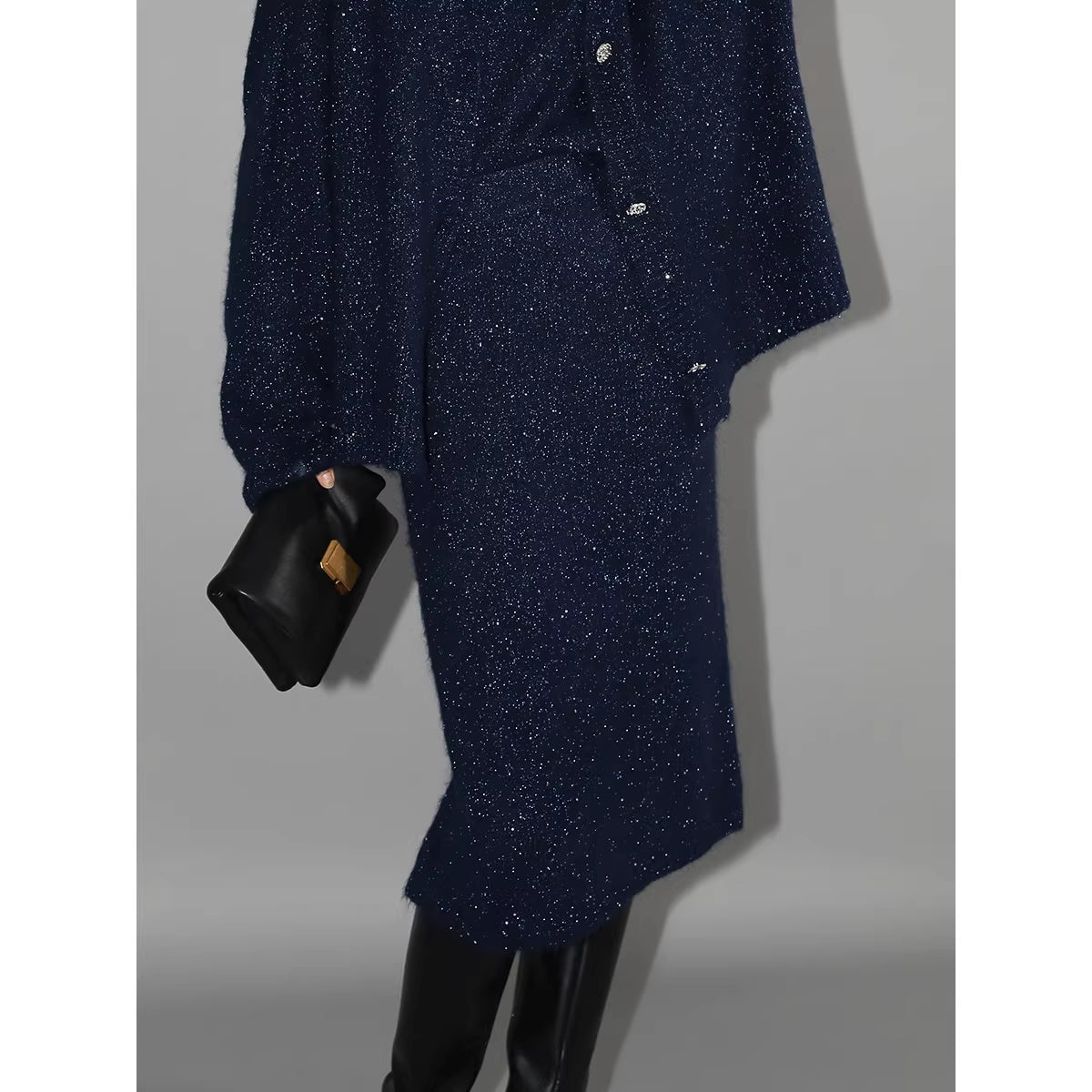 COCOBELLA_Shimmer_Knit_Midi_Straight_H_Line_Back_Slit_Mid_Waist_Women_Commuter_Skirts_MISSTT