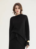 COCOBELLA_Shimmer_Loose_Fit_Boat_Neck_Office_Chic_Women_Classic_Black_Knit_Sweater_MISSTT