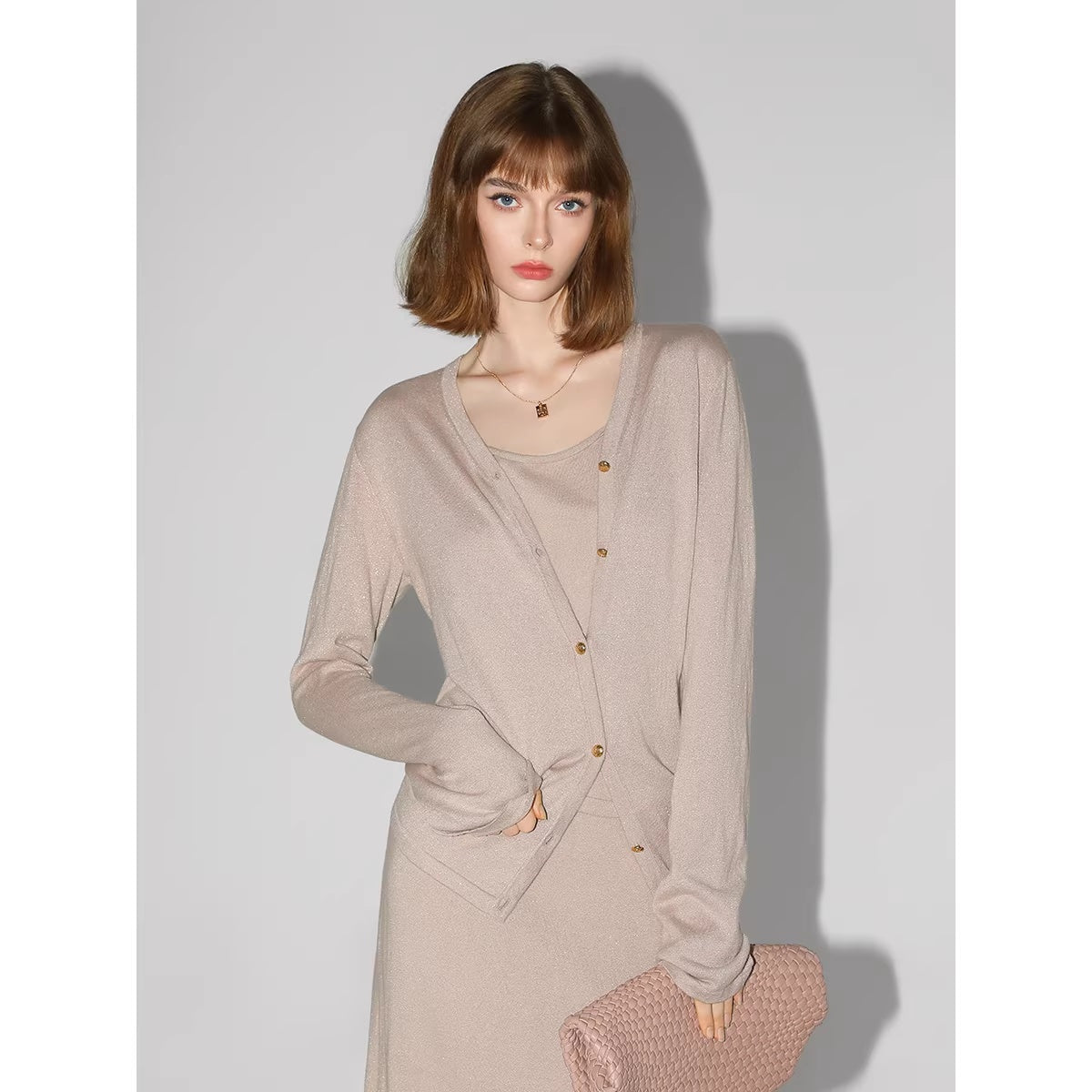 COCOBELLA_Shimmer_Mid_Waist_Slim_H_Line_Cotton_Knit_Casual_City_Commute_Women_Skirts_MISSTT