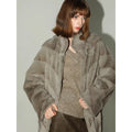 COCOBELLA_Silver_Blue_Faux_Fur_Mid_Length_Stand_Collar_Loose_Fit_Ladylike_Coats_MISSTT