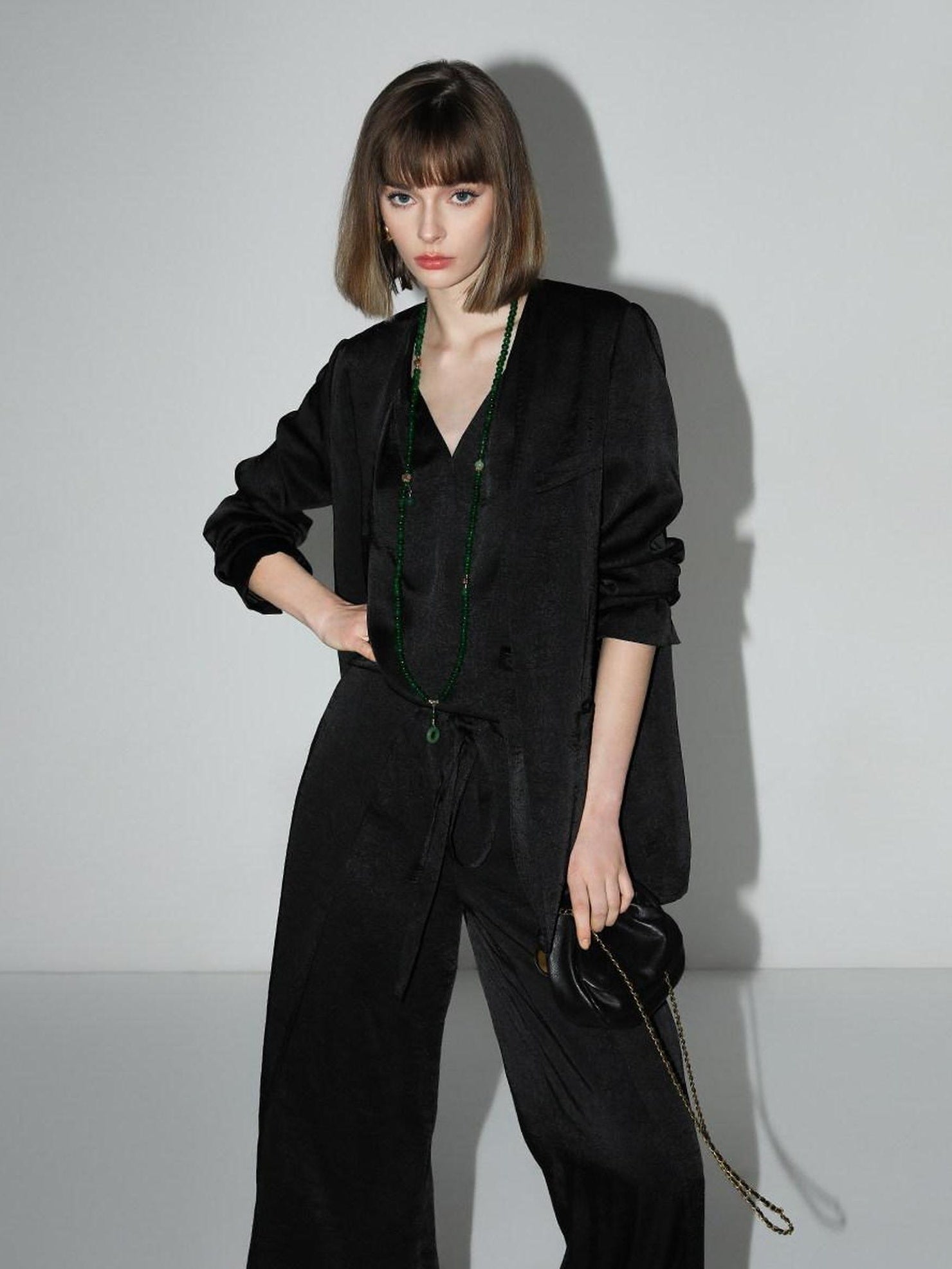 COCOBELLA Slim Tailored Office Blazer And Trousers Two Piece Elegant Women Blazer Suit Set