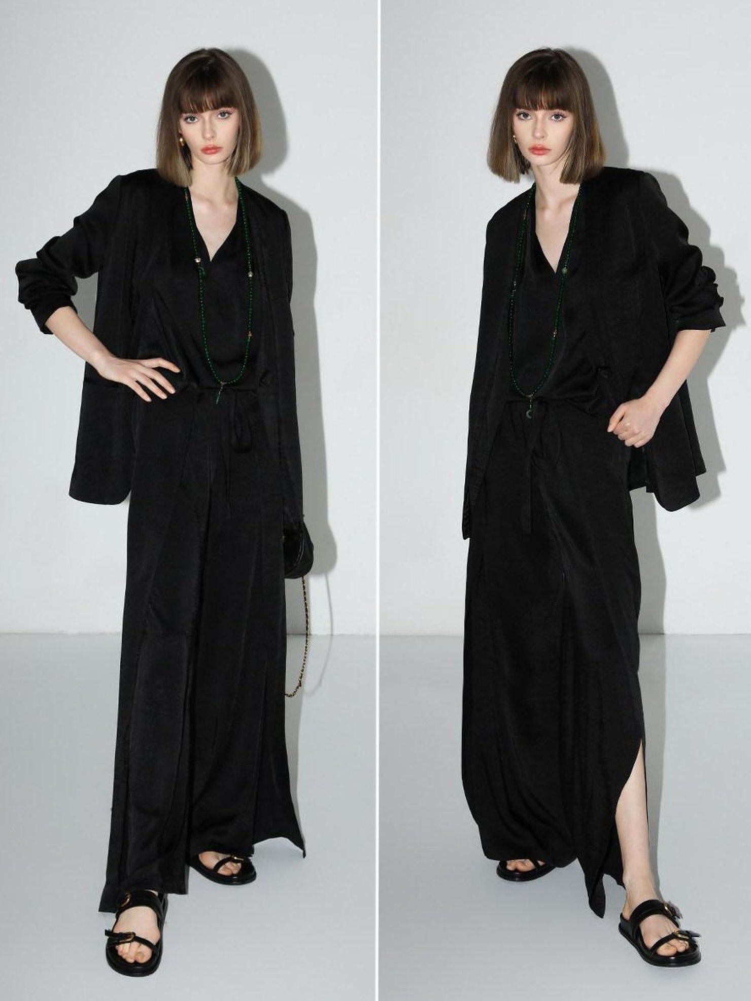 COCOBELLA Slim Tailored Office Blazer And Trousers Two Piece Elegant Women Blazer Suit Set