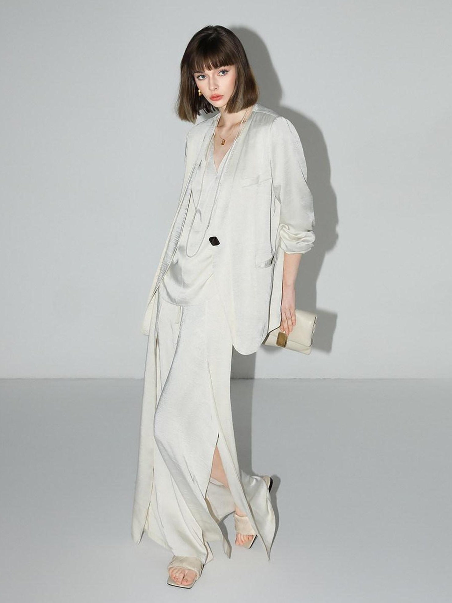 COCOBELLA Slim Tailored Office Blazer And Trousers Two Piece Elegant Women Blazer Suit Set