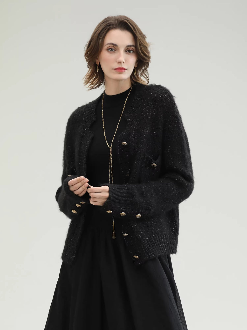 COCOBELLA_Soft_Acrylic_Wool_Blend_Straight_Fit_Buttoned_Office_Cardigan_Women_Knit_Sweater_MISSTT