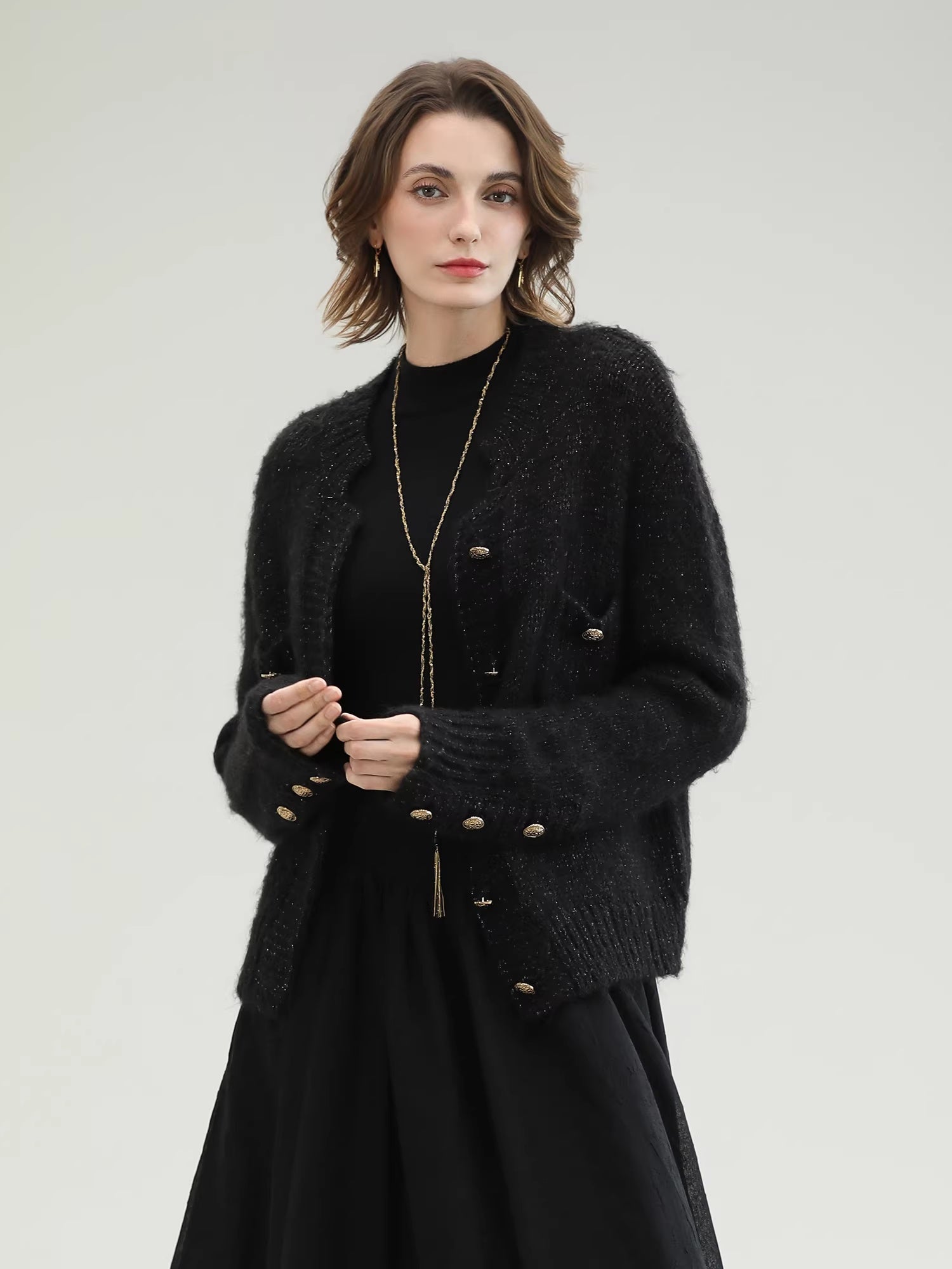 COCOBELLA_Soft_Acrylic_Wool_Blend_Straight_Fit_Buttoned_Office_Cardigan_Women_Knit_Sweater_MISSTT