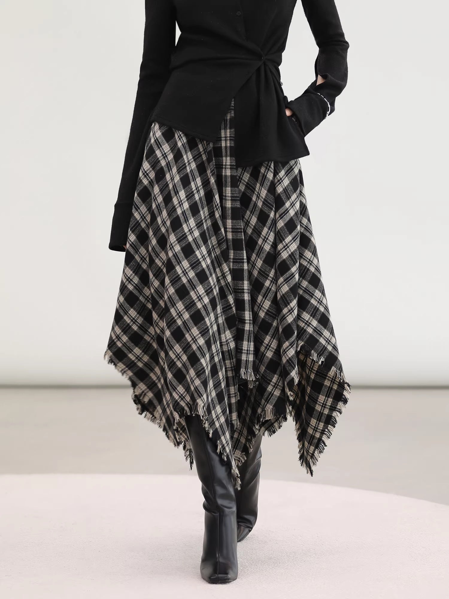 COCOBELLA_Soft_Asymmetric_Button_Cardigan_Office_Regular_Fit_Women_Viscose_Solid_Tops_MISSTT