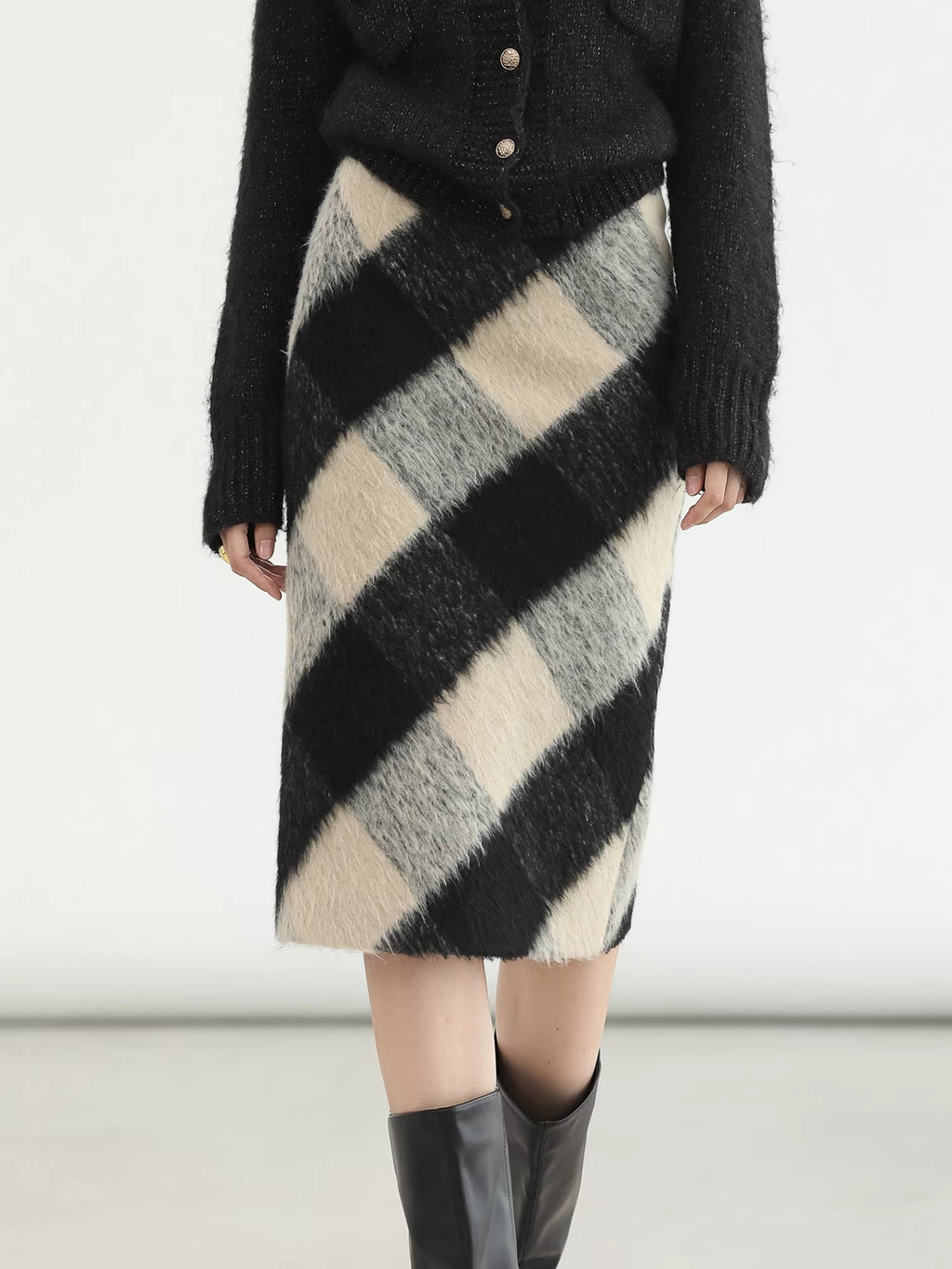 COCOBELLA_Soft_Brushed_Polyester_Back_Slit_Side_Zipper_Midi_Straight_Women_Skirts_MISSTT