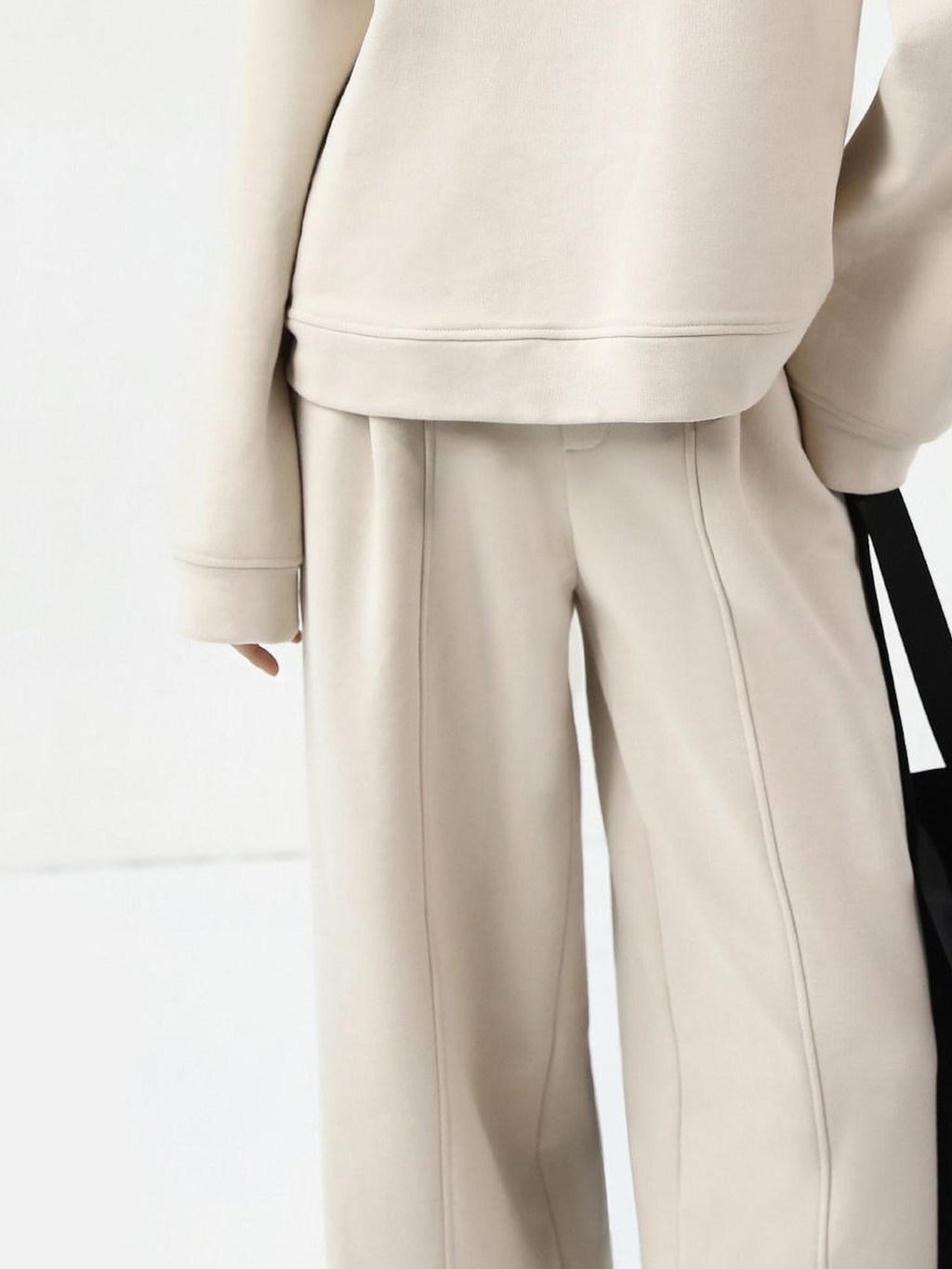 COCOBELLA Soft Cotton Blend Natural Waist Harem Straight Leg Commuter Casual Women Pants