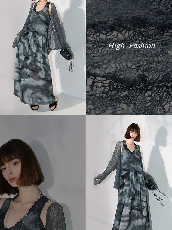 COCOBELLA Soft Lace V Neck Shell Button Straight Fit Women Long Sleeve Knit T-Shirts