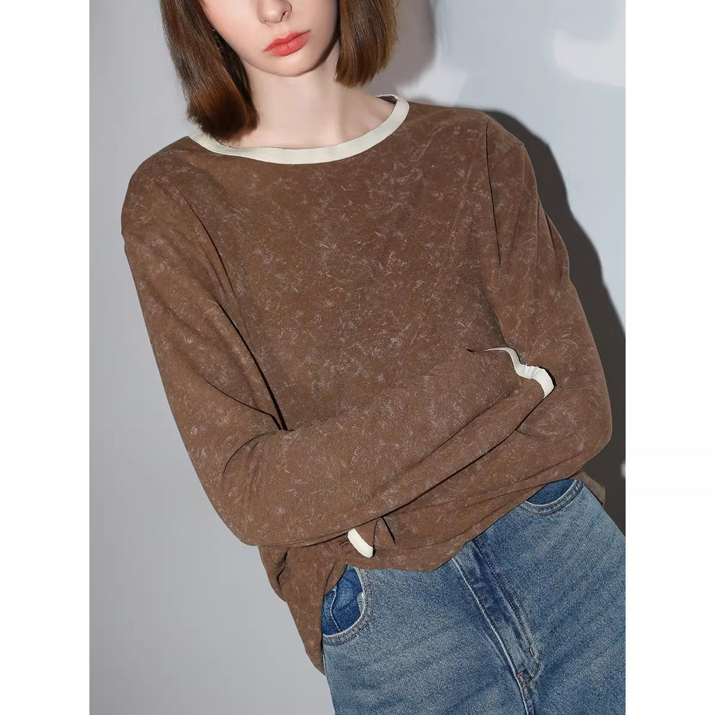 COCOBELLA_Soft_Lyocell_Blend_Contrast_Trim_Office_Straight_Fit_Women_Long_Sleeve_Shirts_MISSTT