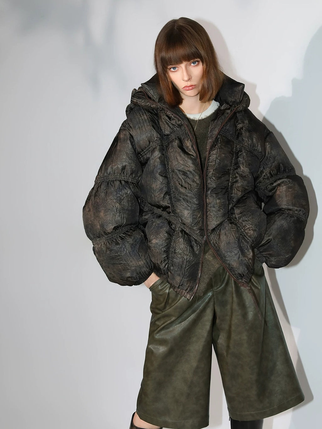 COCOBELLA Soft Nylon Blend Ribbed Straight Fit Pullover Commuter For Women Knit Sweater