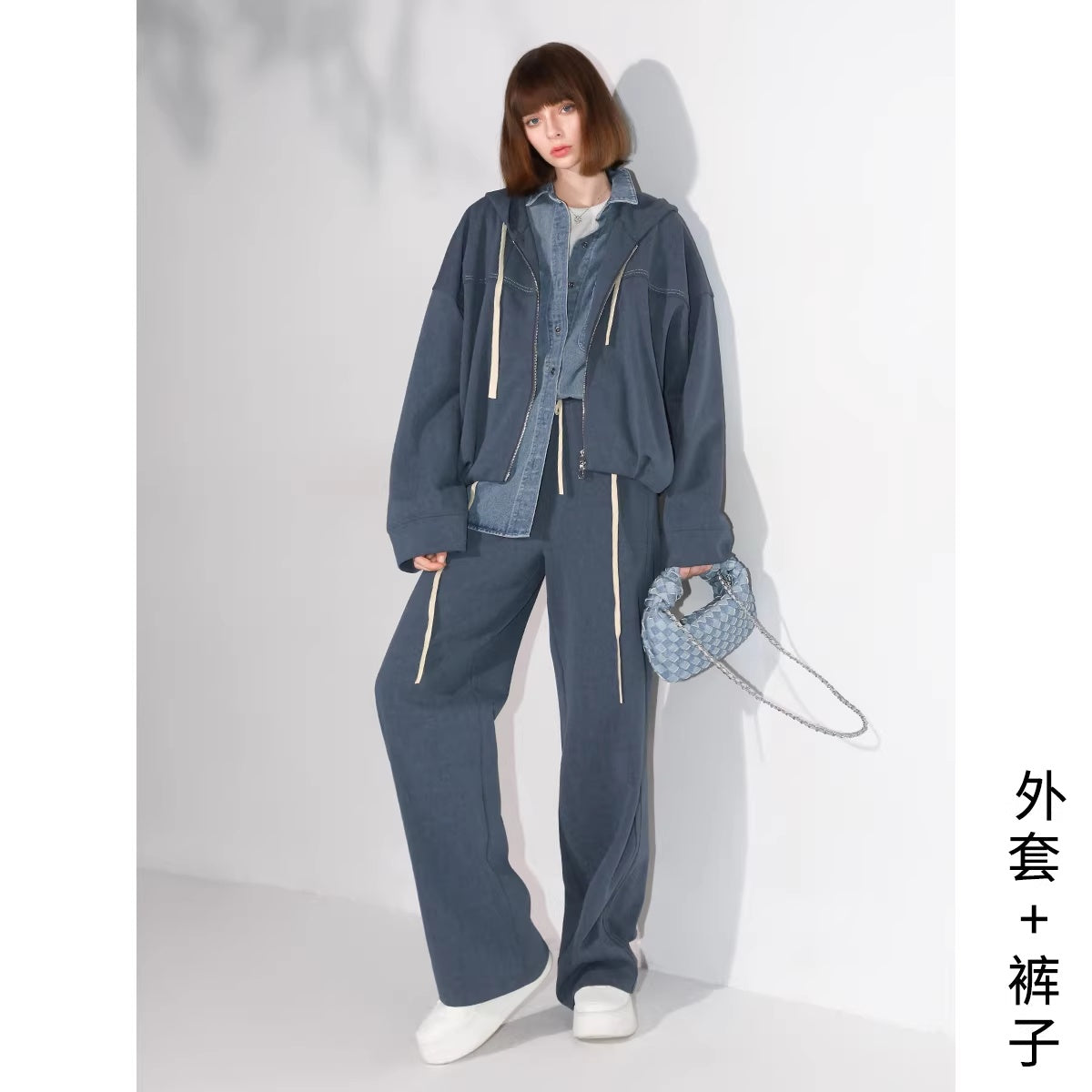 COCOBELLA_Soft_Poly_Cotton_Casual_Cardigan_Two_Piece_Workwear_For_Mature_Women_Mocha_Set_MISSTT