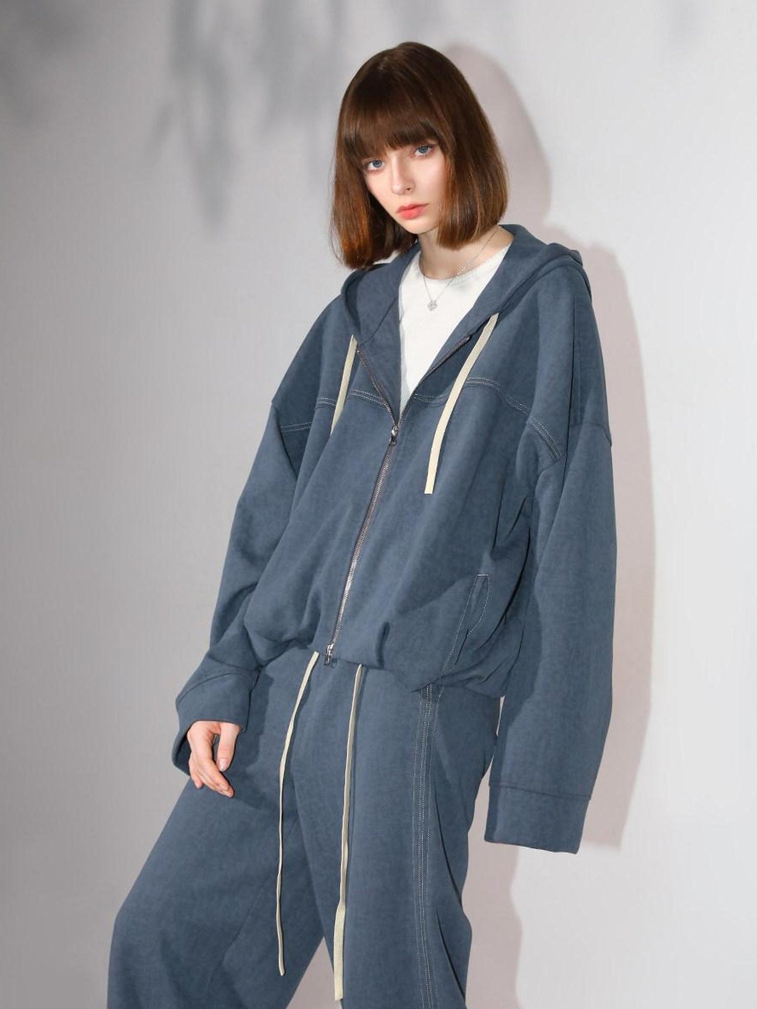 COCOBELLA Soft Poly Cotton Casual Cardigan Two Piece Workwear For Mature Women Mocha Set