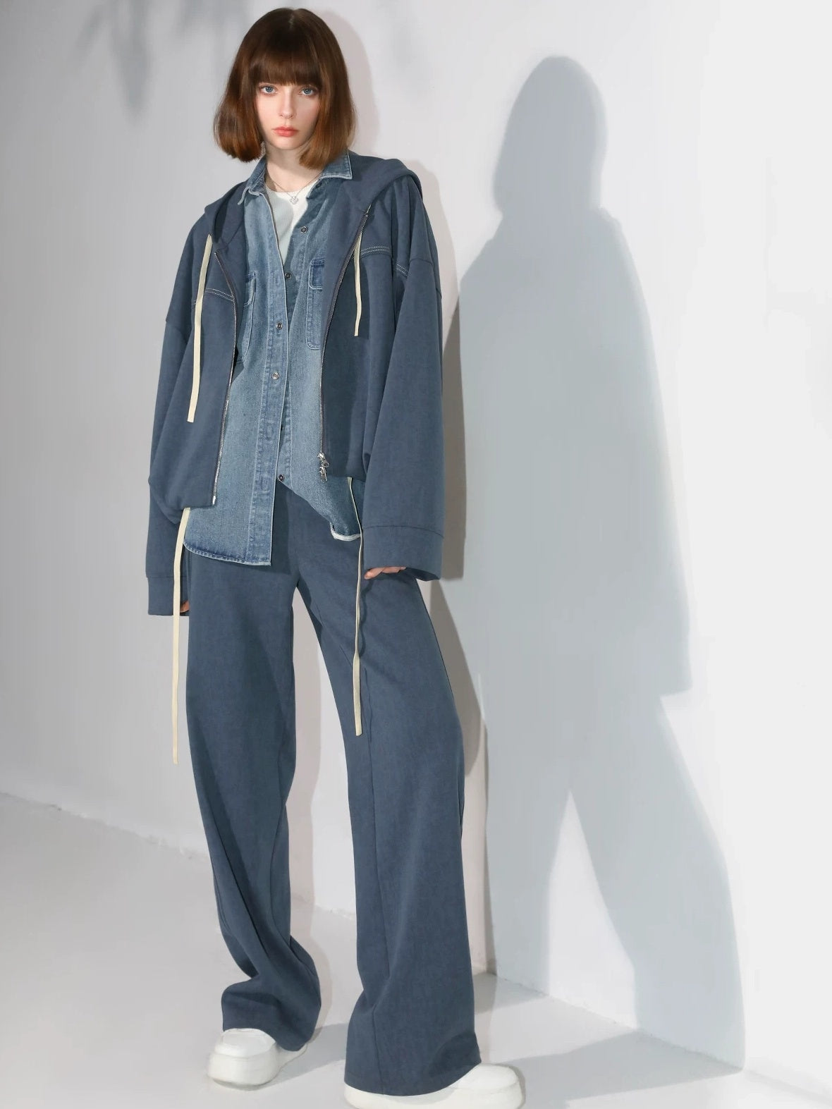 COCOBELLA Soft Poly Cotton Casual Cardigan Two Piece Workwear For Mature Women Mocha Set