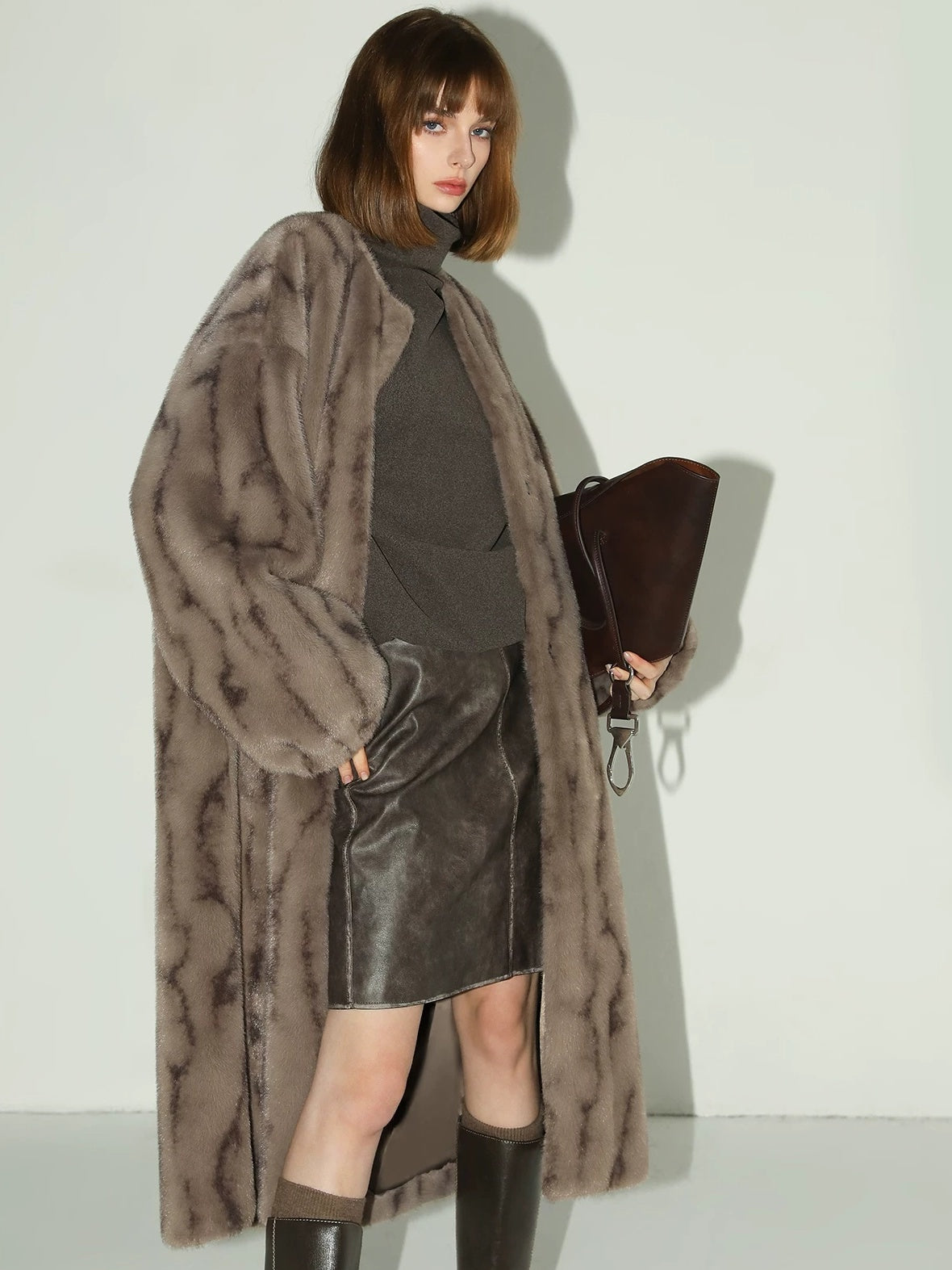 COCOBELLA Soft Pullover Loose Fit Stand Collar Long Sleeve Solid Color Athleisure Hoodies