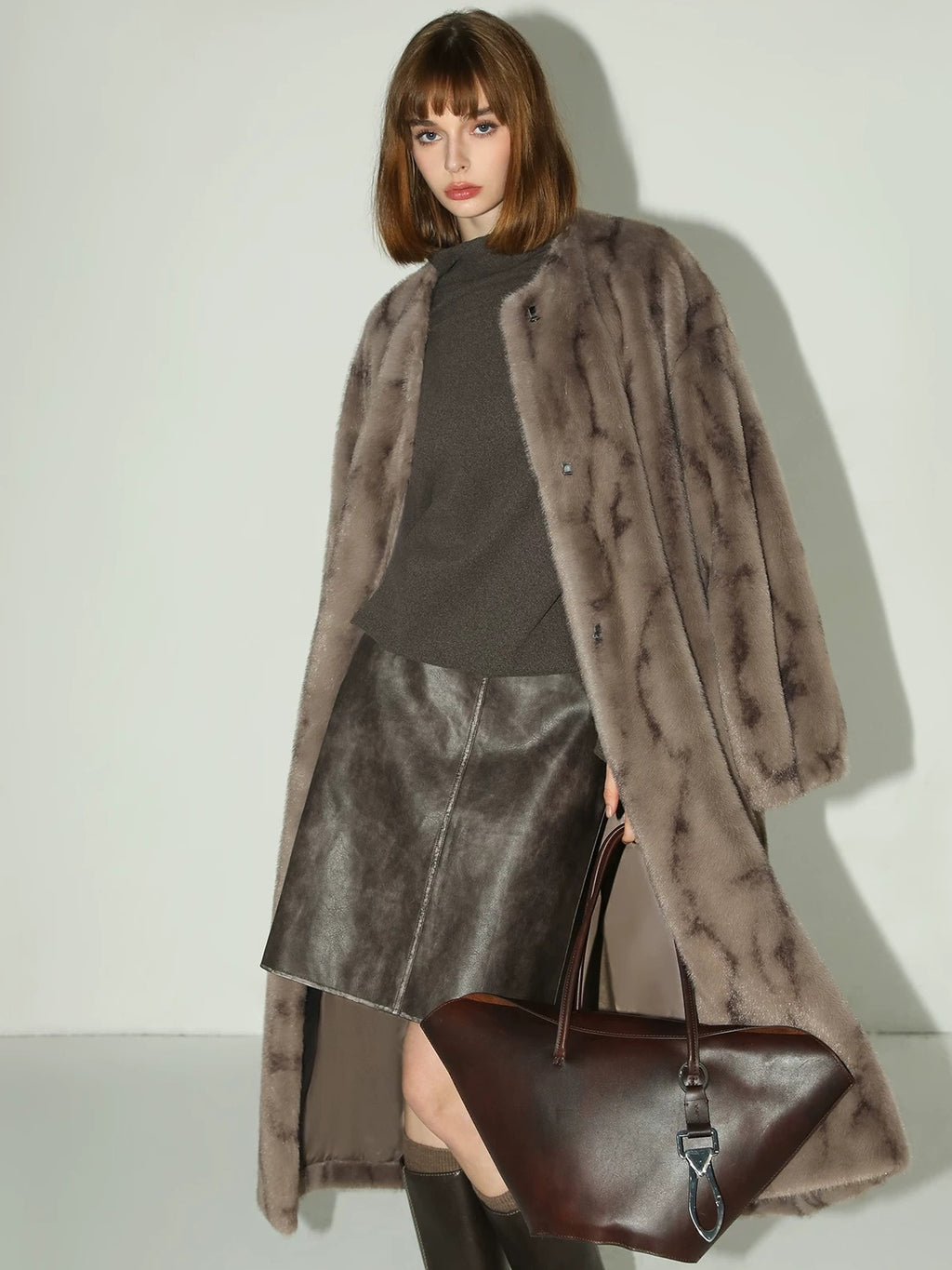 COCOBELLA Soft Pullover Loose Fit Stand Collar Long Sleeve Solid Color Athleisure Hoodies