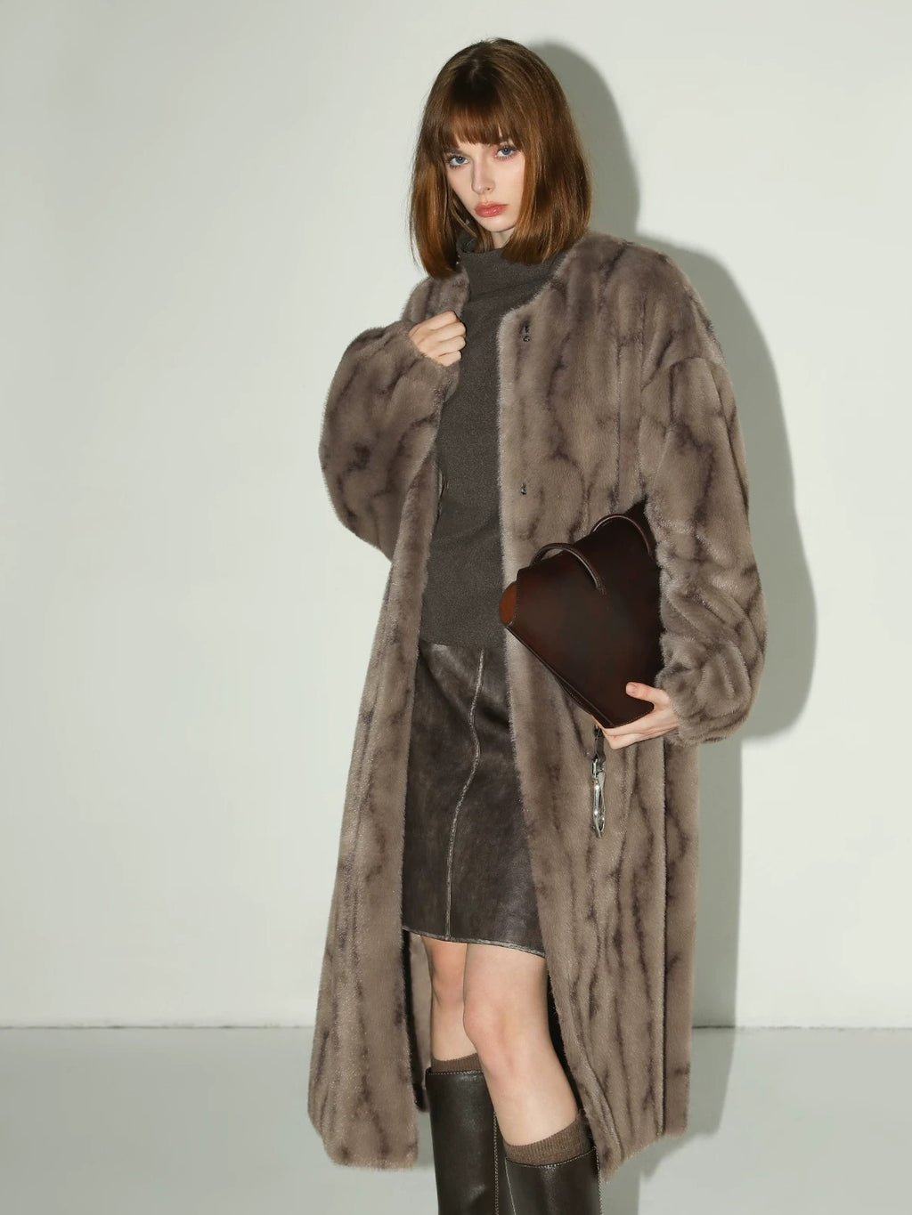 COCOBELLA Soft Pullover Loose Fit Stand Collar Long Sleeve Solid Color Athleisure Hoodies