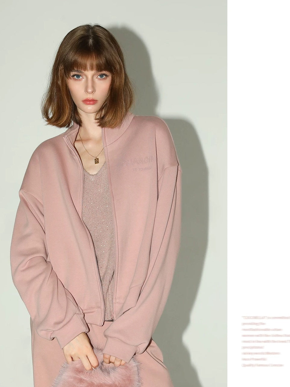 COCOBELLA Soft Sequin Lurex Straight Fit V Neck Pullover Women Knit Sweater