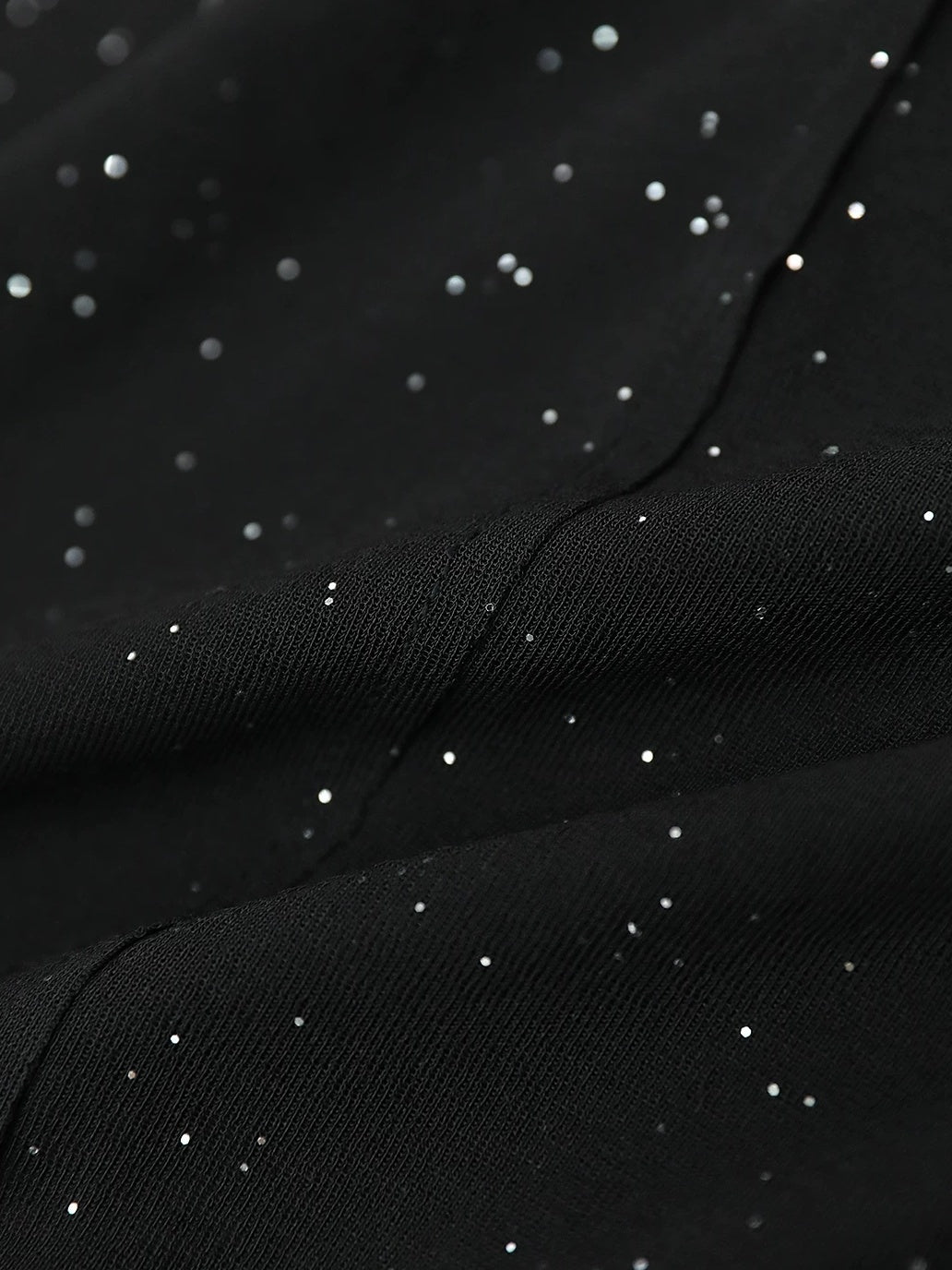 COCOBELLA Soft Sequin Minimal Commuter Loose V Neck Long Sleeve Knitted Stretch Shirts