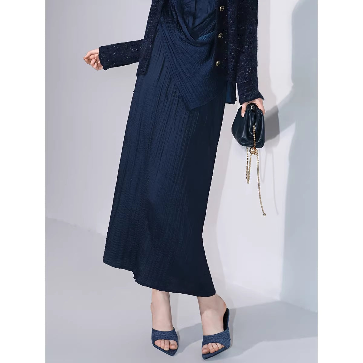 COCOBELLA_Soft_Sparkle_V_Neck_Straight_Cut_Commuter_Cardigan_Womens_Blue_Sweater_MISSTT