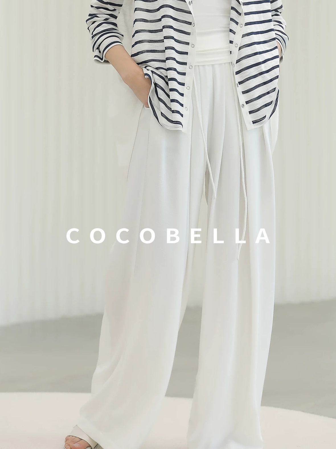 COCOBELLA Soft Stretch Viscose Slim Fit U Neck Tank Top For Work Casual Daily Women Tops