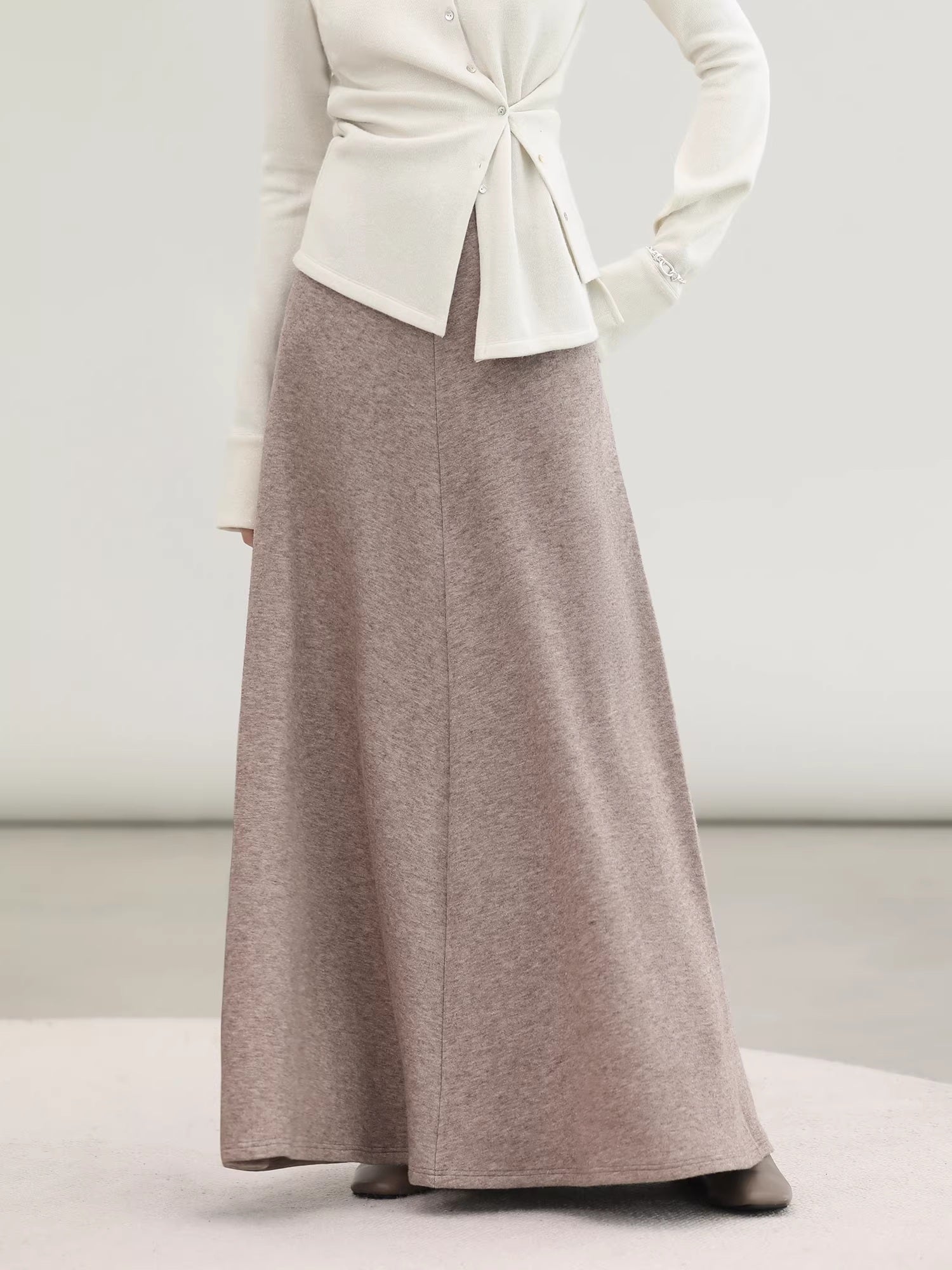 COCOBELLA_Soft_Thick_Asymmetric_Button_Cardigan_Office_Round_Neck_Long_Sleeve_Shirts_MISSTT