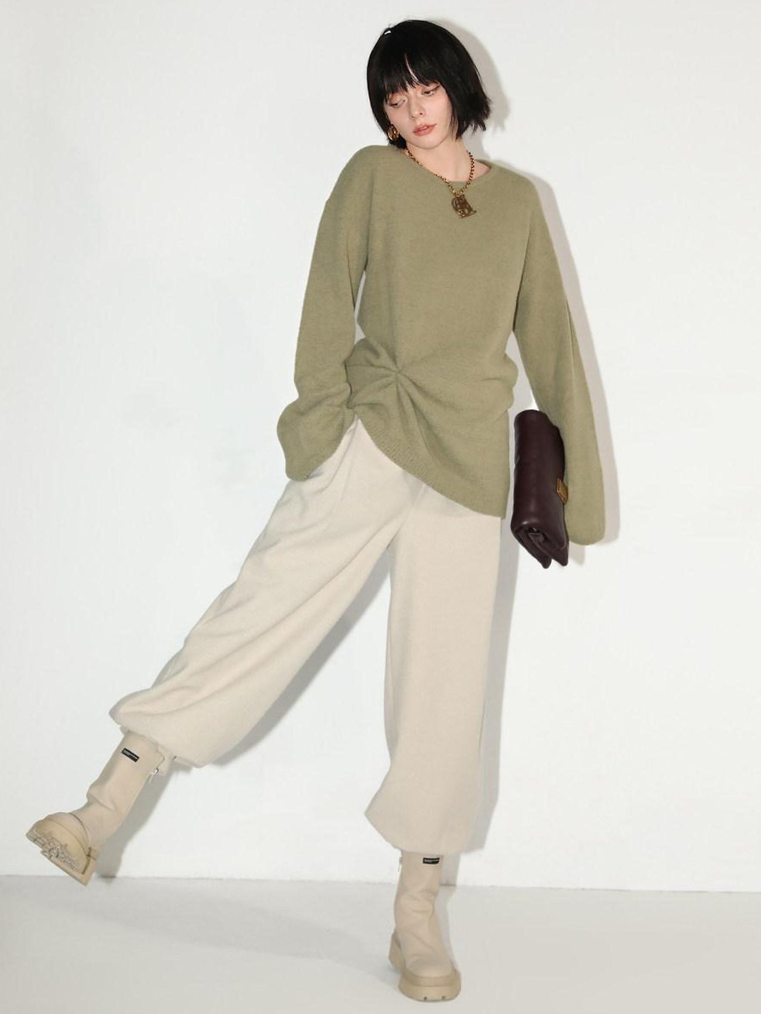 COCOBELLA Soft Viscose Blend Comfort Streetwear Lantern Tapered Women Jogger Style Pants