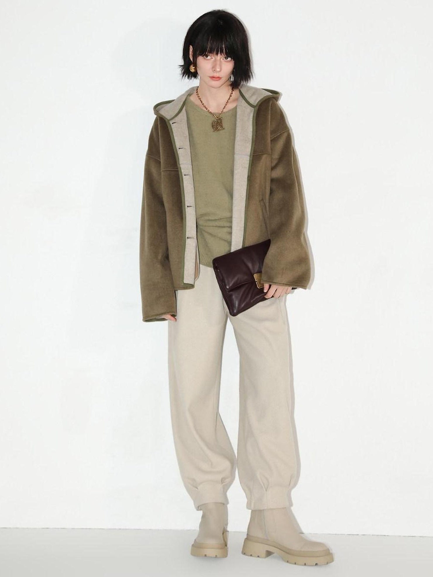 COCOBELLA Soft Viscose Blend Comfort Streetwear Lantern Tapered Women Jogger Style Pants