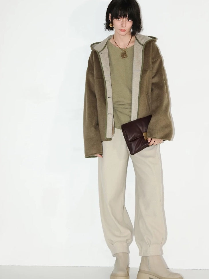 COCOBELLA Soft Viscose Blend Comfort Streetwear Lantern Tapered Women Jogger Style Pants