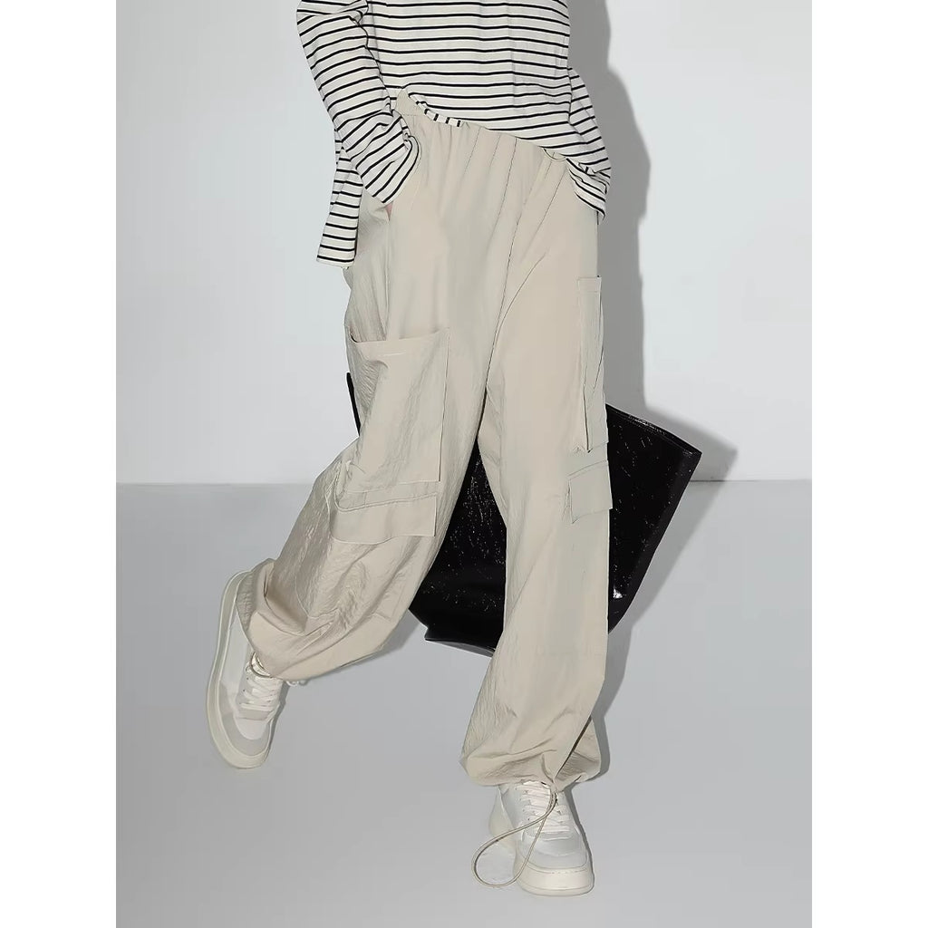 COCOBELLA_Soft_Viscose_Nylon_Blend_Pocket_Cargo_Wide_Leg_Natural_Waist_Women_Khaki_Pants_MISSTT