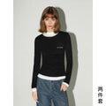 COCOBELLA_Soft_Wool_Blend_Colorblock_Crewneck_Straight_Commuter_Letter_Long_Sleeve_Shirts_MISSTT
