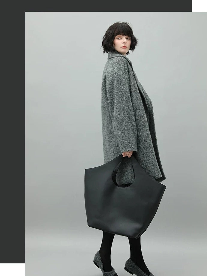 COCOBELLA Sparkle Knit Pencil High Waist Back Slit Office Lady Midi Skirts