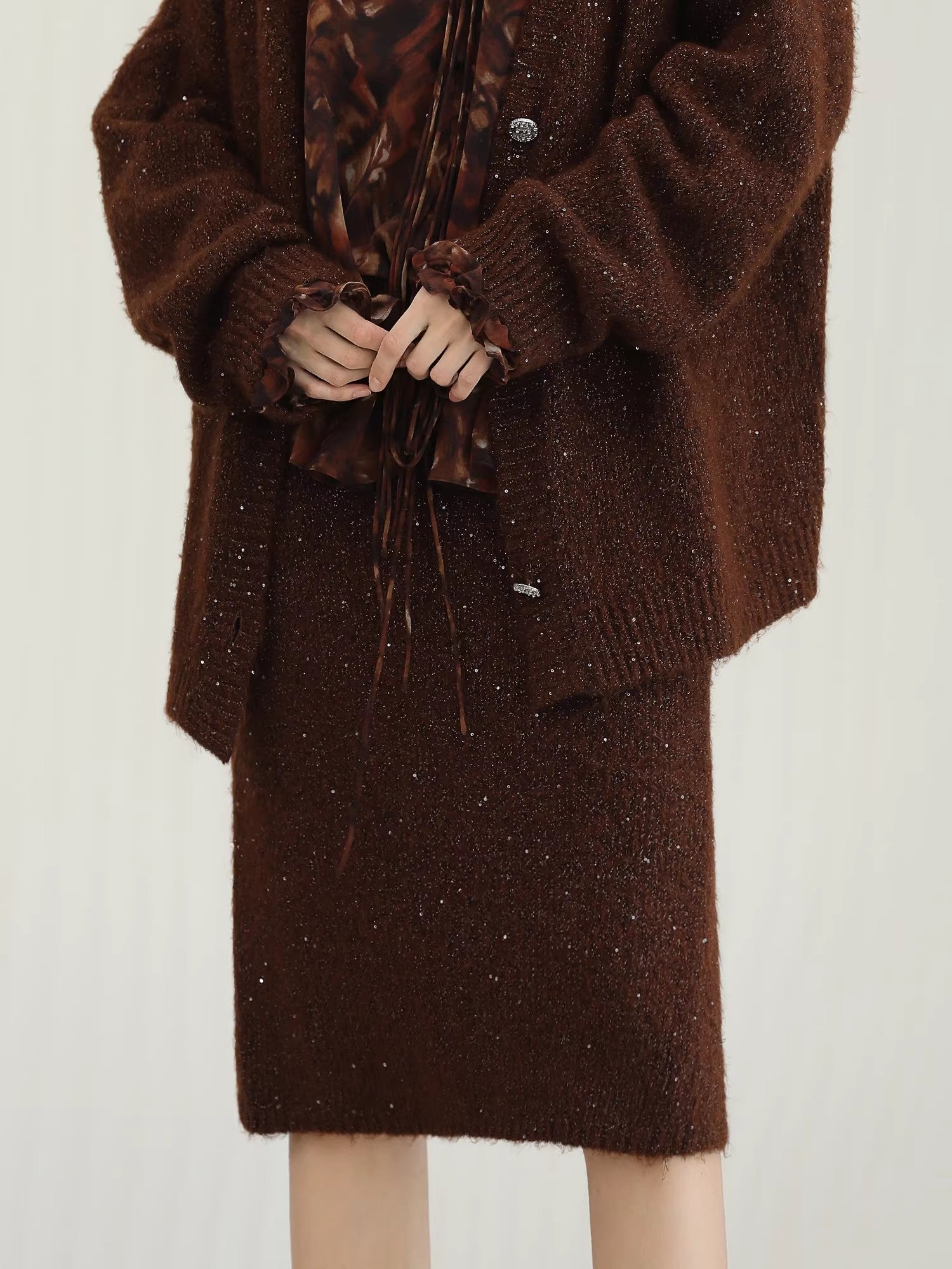 COCOBELLA_Sparkling_Button_Cardigan_Loose_Fit_Office_Knit_Lurex_Sequin_Sweater_MISSTT