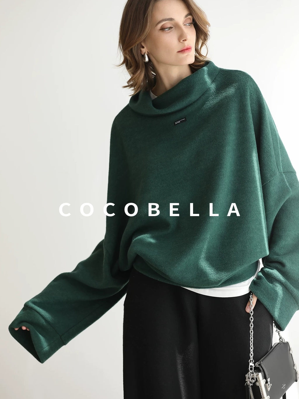 COCOBELLA Stretch Knit Jogger Natural Waist Minimal Commuter Women Solid Pants