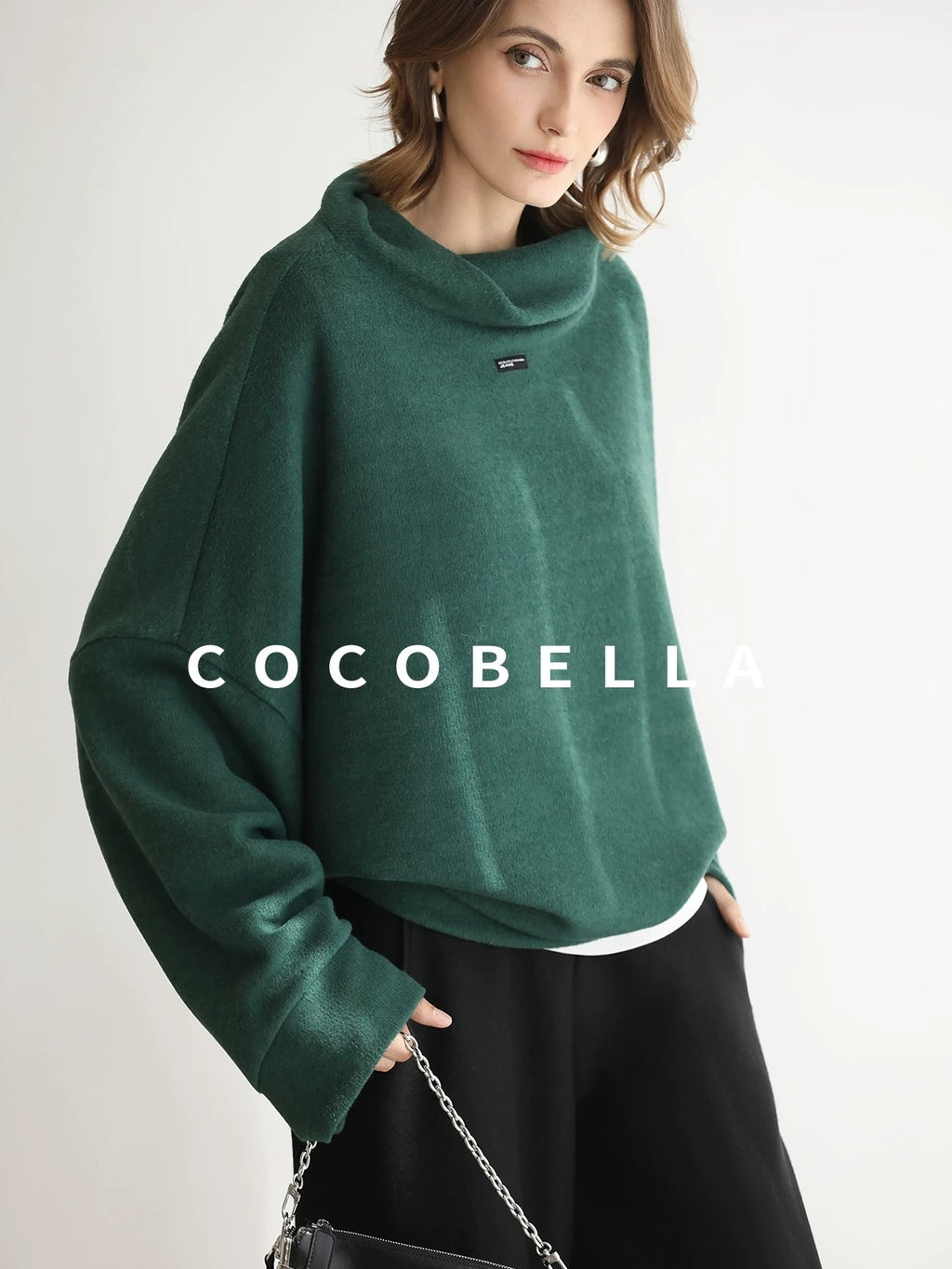 COCOBELLA Stretch Knit Jogger Natural Waist Minimal Commuter Women Solid Pants