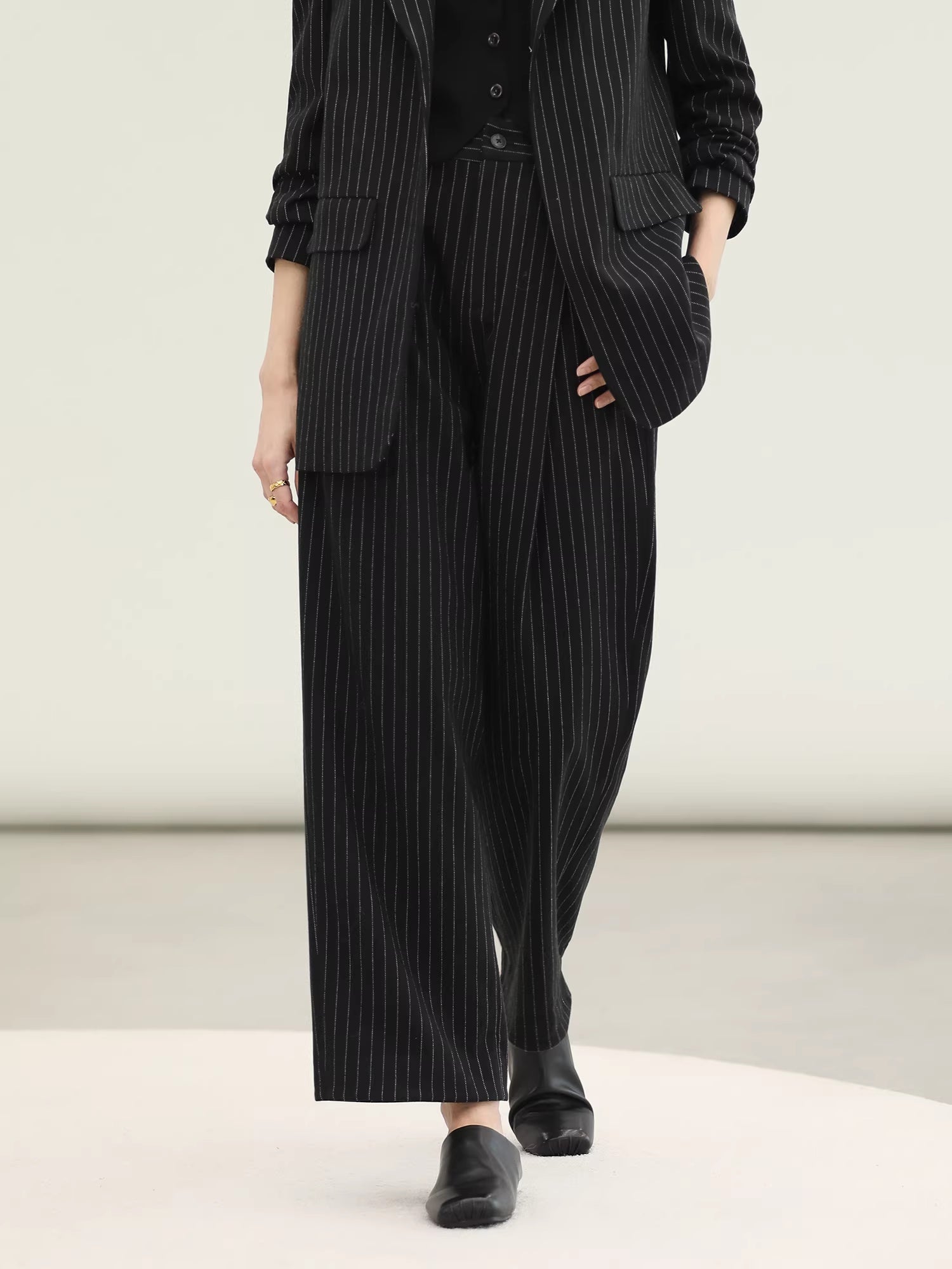 COCOBELLA_Striped_Slim_Fit_Commuter_Tailored_Notch_Lapel_Women_Casual_Work_Blazers_MISSTT