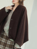 COCOBELLA_Subtle_Shimmer_Wool_Loose_Fit_Batwing_Sleeve_V_Neck_Ladylike_Commuter_Coats_MISSTT