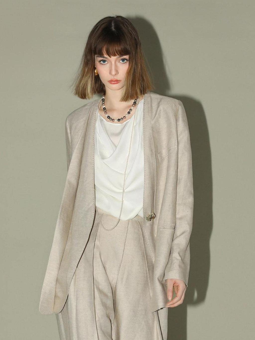 COCOBELLA Tailored Two Piece Workwear Suit Slim Fit Women Office Blazer Jacket Blazers