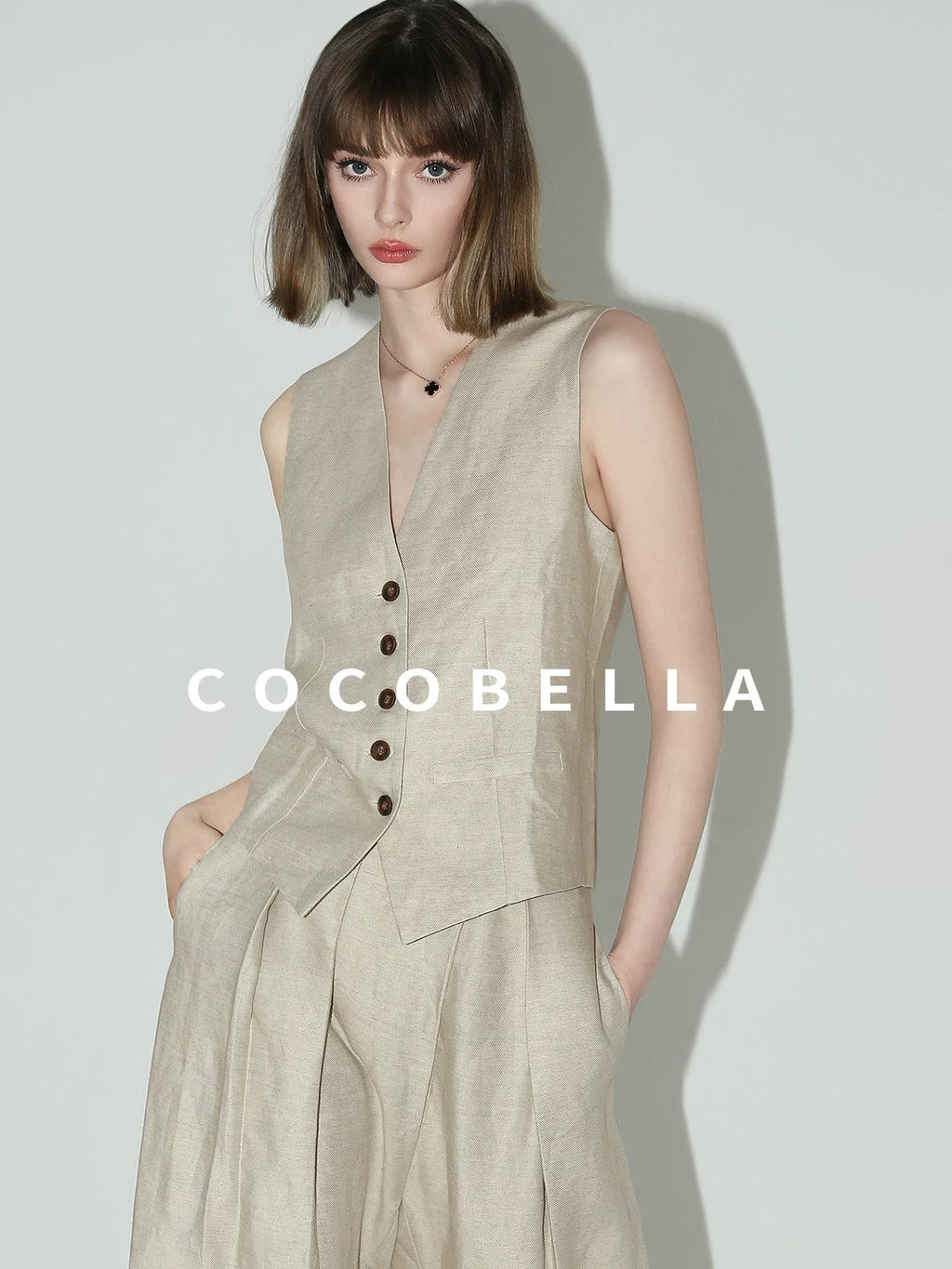 COCOBELLA Tailored Two Piece Workwear Suit Slim Fit Women Office Blazer Jacket Blazers