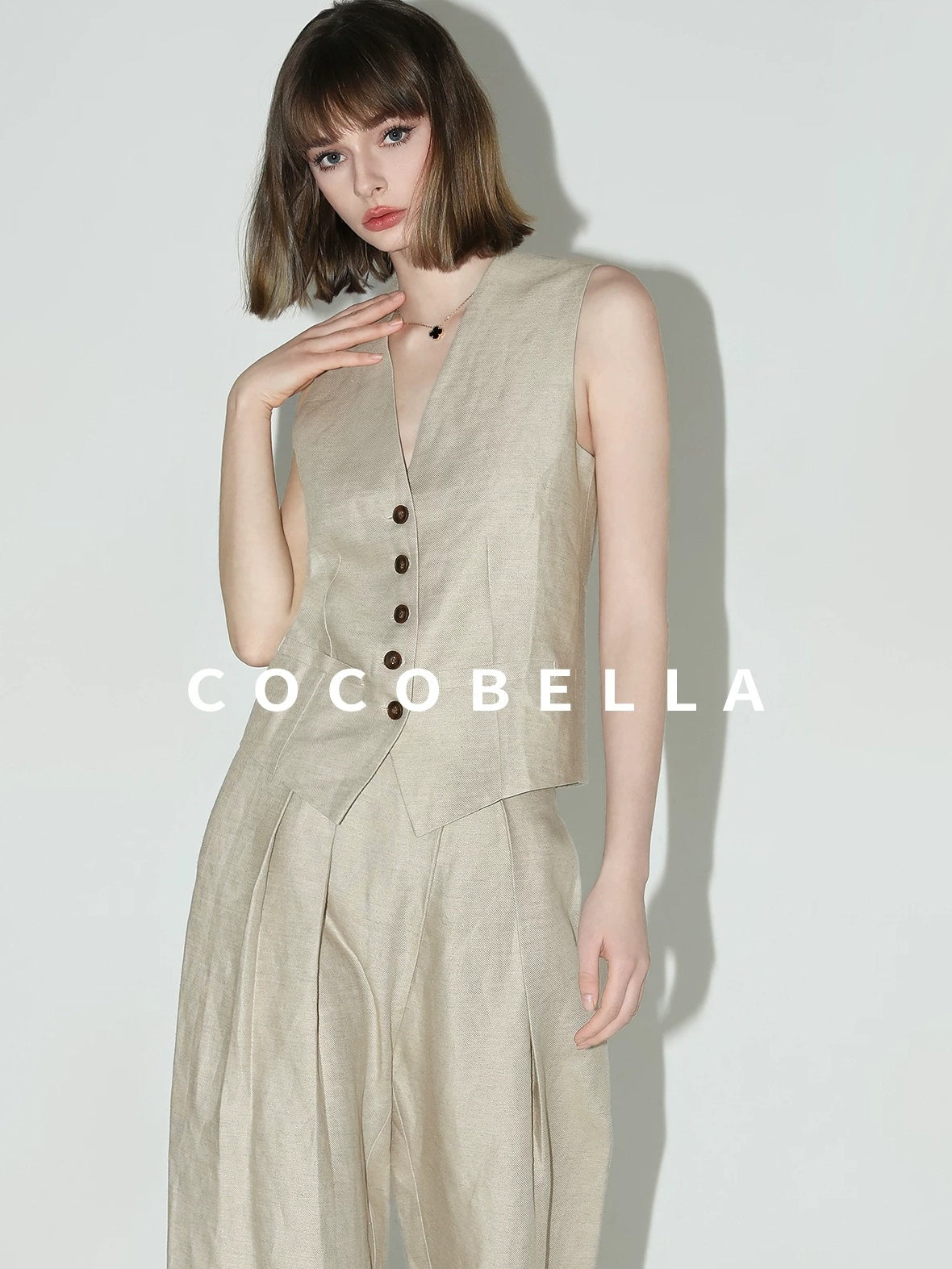 COCOBELLA Tailored Two Piece Workwear Suit Slim Fit Women Office Blazer Jacket Blazers