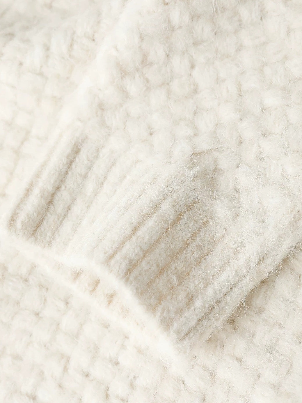 COCOBELLA Textured V Neck Loose Fit Office Chic Women Knit Acrylic Blend Sweater