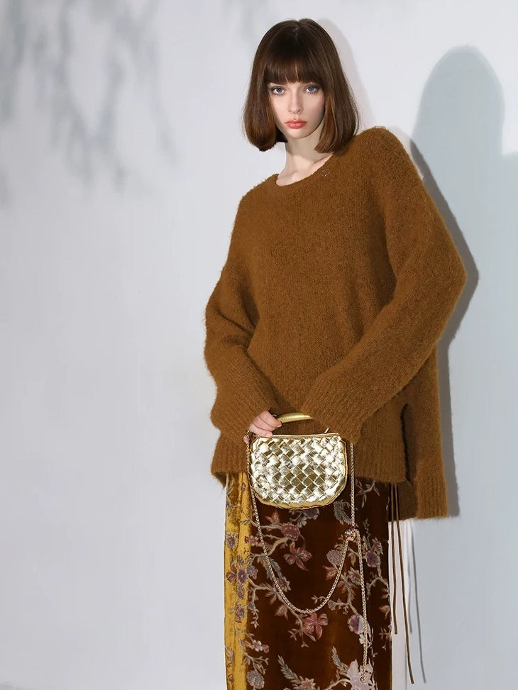 COCOBELLA Thick British Commuter Notched Collar Pocket Women Solid Polyester Coats