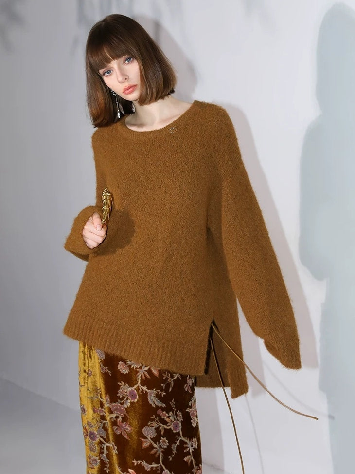 COCOBELLA Thick British Commuter Notched Collar Pocket Women Solid Polyester Coats