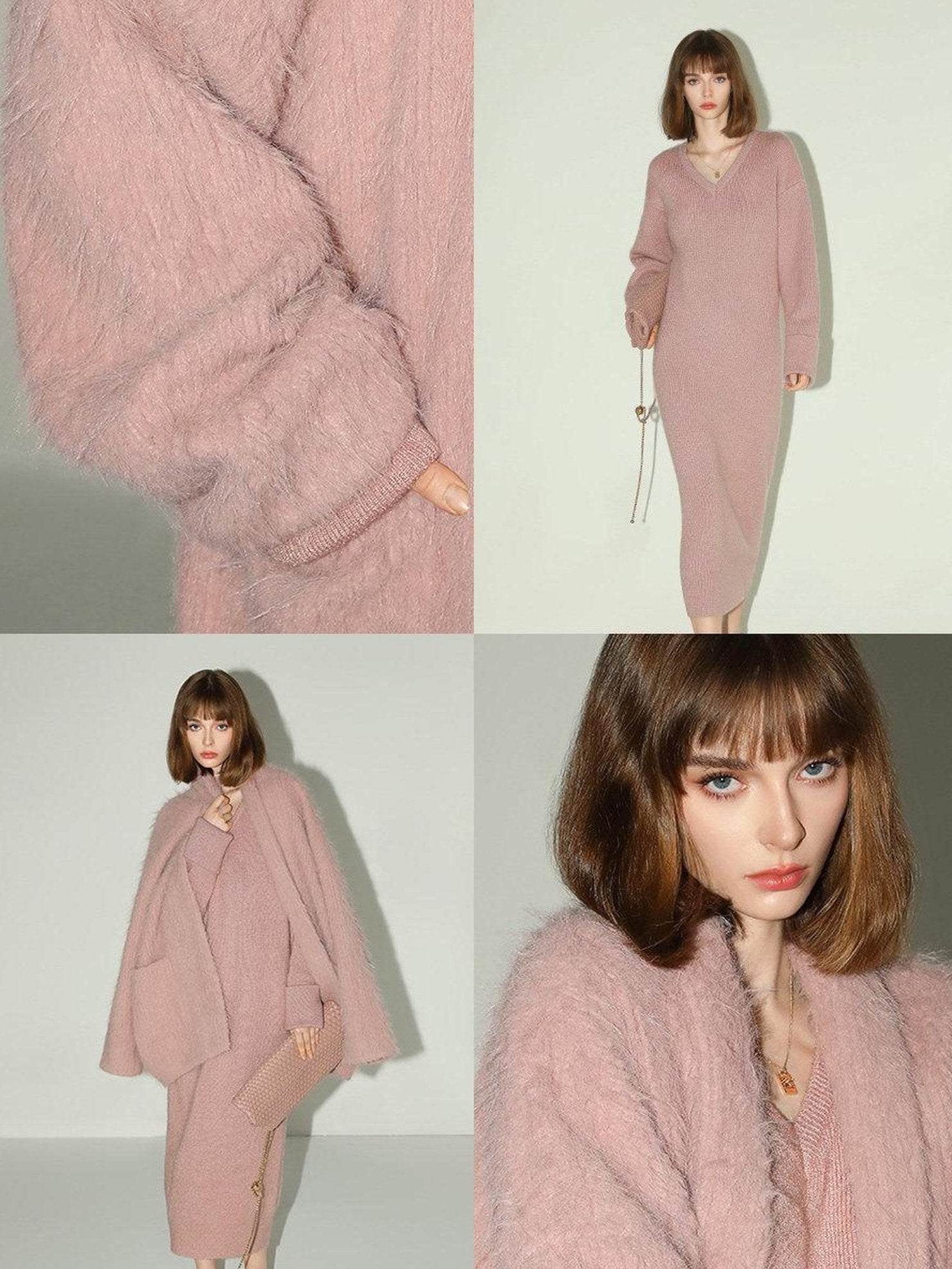 COCOBELLA Thick Lapel Pocket British Commuter Open Front Women Polyester Outerwear Coats